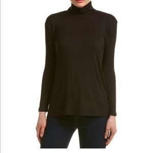 C&C California cotton blend black turtleneck